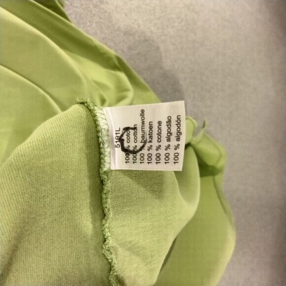 Lacoste Polo Shirt Mens Size 6 Lime Green Short Sleeve Solid Golf Solid Casual - Picture 7 of 13